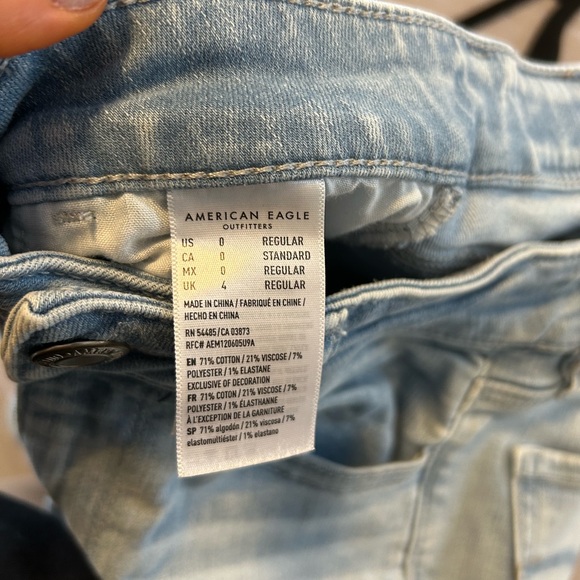 American Eagle Outfitters Light Blue Skinny Jeans - Picture 2 of 4